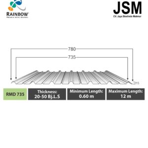 Rainbow Metal Deck 735