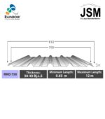 Rainbow Metal Deck 750